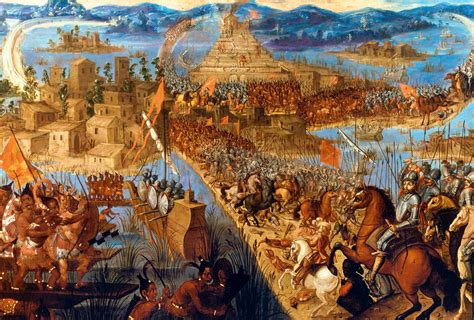 การล่มสลายของจักรวรรดิเม็กซ์ (Tenochtitlan) :  ความขัดแย้งระหว่างวัฒนธรรมและอหิวาตกโรคที่ร้ายแรง