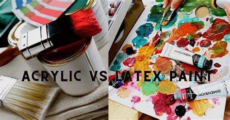 What's the Difference Between Acrylic and Latex Paint, and Why Do They Both Make Me Think of Rainbows?